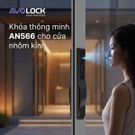 Khóa thông minh cửa nhôm Avolock AN566 – Giải pháp bảo vệ toàn diện cho cửa nhôm Xingfa, Slim