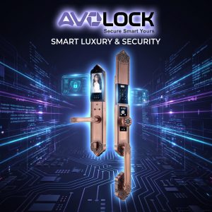 Khóa cửa thông minh tân cổ điển AVOLOCK AC8812R – Face ID 3D, bảo mật toàn diện cho biệt thự đẳng cấp