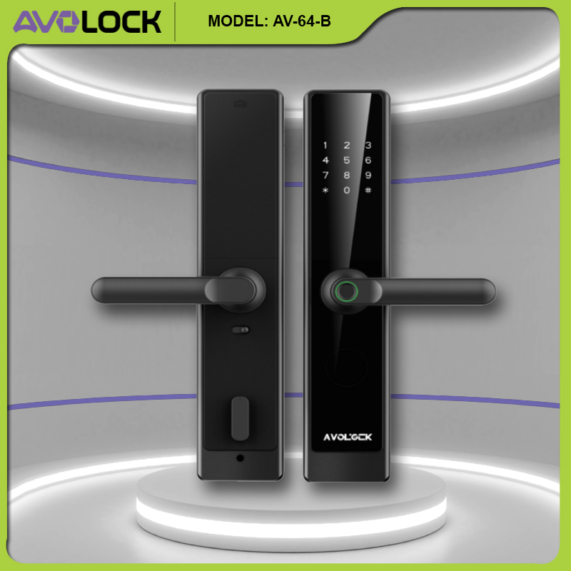 Khóa vân tay Avolock AV-64-B lắp cho cửa phòng trọ