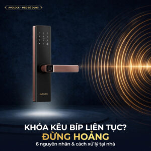 Khóa vân tay kêu bíp liên tục là lỗi gì