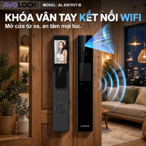 Khóa vân tay kết nối WiFi Avolock mở cửa từ xa qua điện thoại