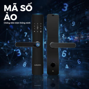 Mã số ảo chống nhìn trộm trên khóa vân tay Avolock AV62