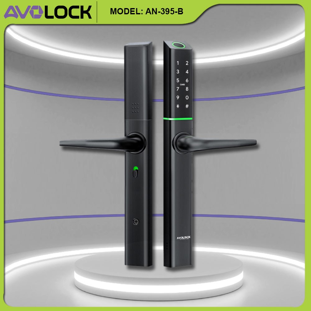 Khóa vân tay cửa nhôm Avolock AN-395-B — dòng bán chạy số lượng lớn cho đại lý