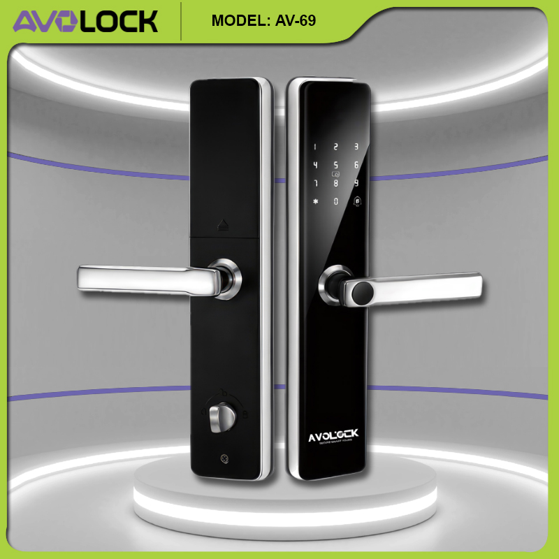 Khóa vân tay Avolock AV-69 siêu chống nước điều khiển bằng điện thoại - đại lý nhập hàng 10.10
