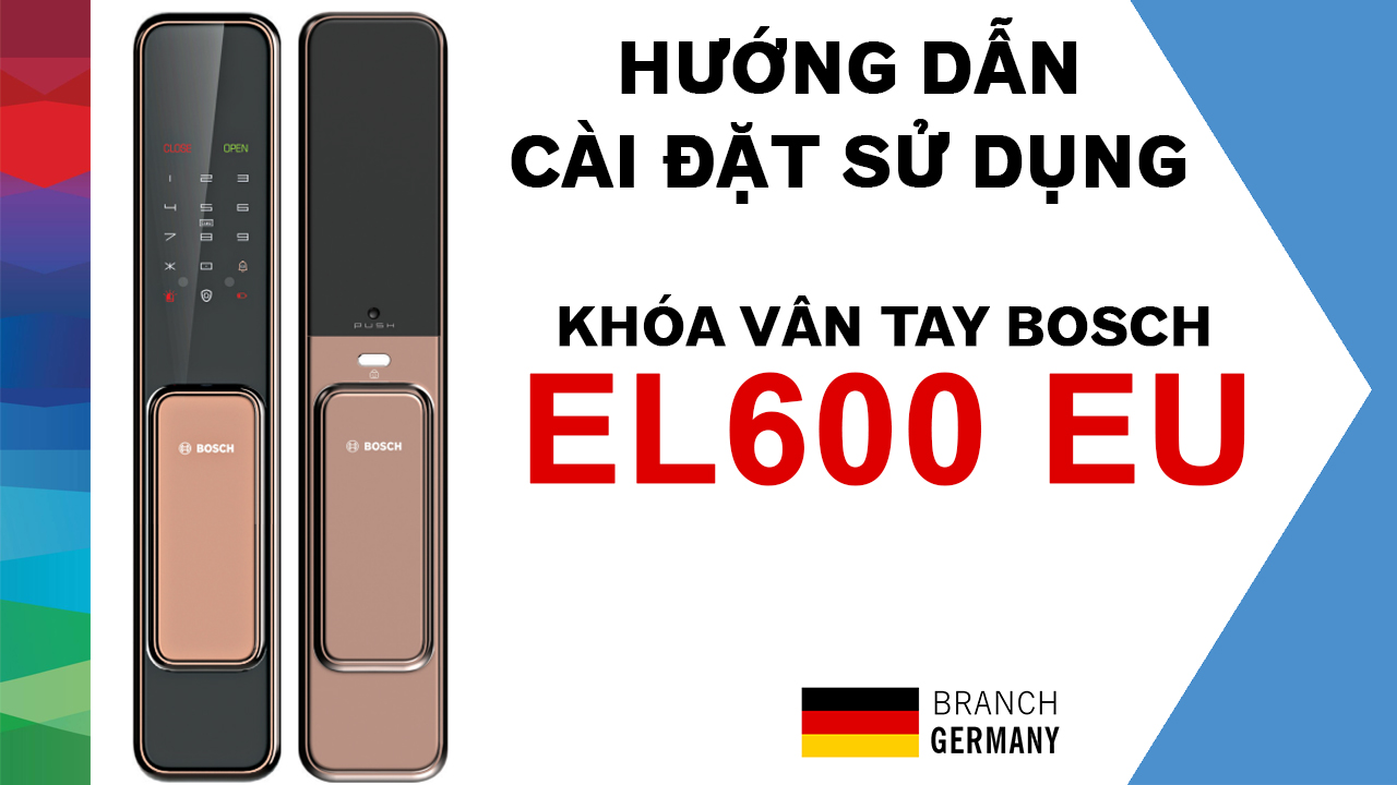 BOSCH EL600 EU - KHOÁ THÔNG MINH AVOLOCK