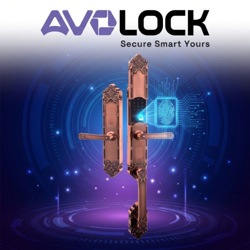 Khóa cửa thông minh tân cổ điển AVOLOCK AC9702 – Giải pháp an ninh cao cấp dành cho cửa gỗ biệt thự