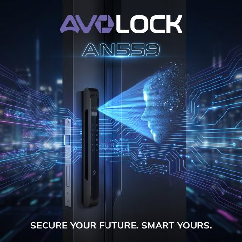 Khóa cửa thông minh Avolock AN559 – Giải pháp an ninh cao cấp cho cửa nhôm Xingfa và cửa nhôm hệ