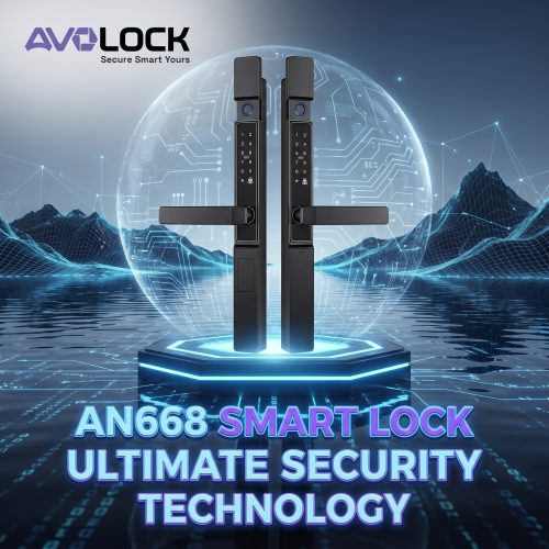 Khóa vân tay 2 mặt chống nước Avolock AN668 – Giải pháp bảo vệ tối ưu cho cửa cổng, cửa nhôm ngoài trời