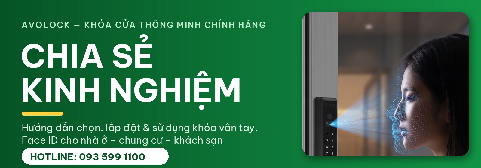 Khóa cửa thông minh Avolock chính hãng