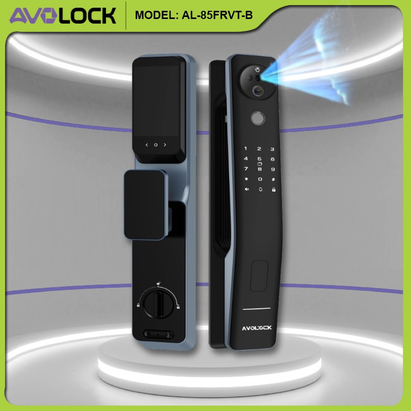Khóa vân tay cao cấp Avolock AL-85FRVT-B Face ID 3D đại lý nên nhập dịp 10.10