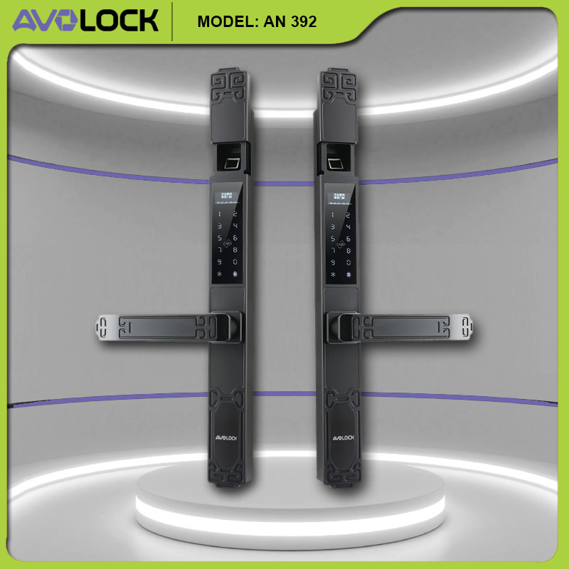 Khóa vân tay ngoài trời Avolock AN 392 chịu mưa nắng bền bỉ mọi thời tiết