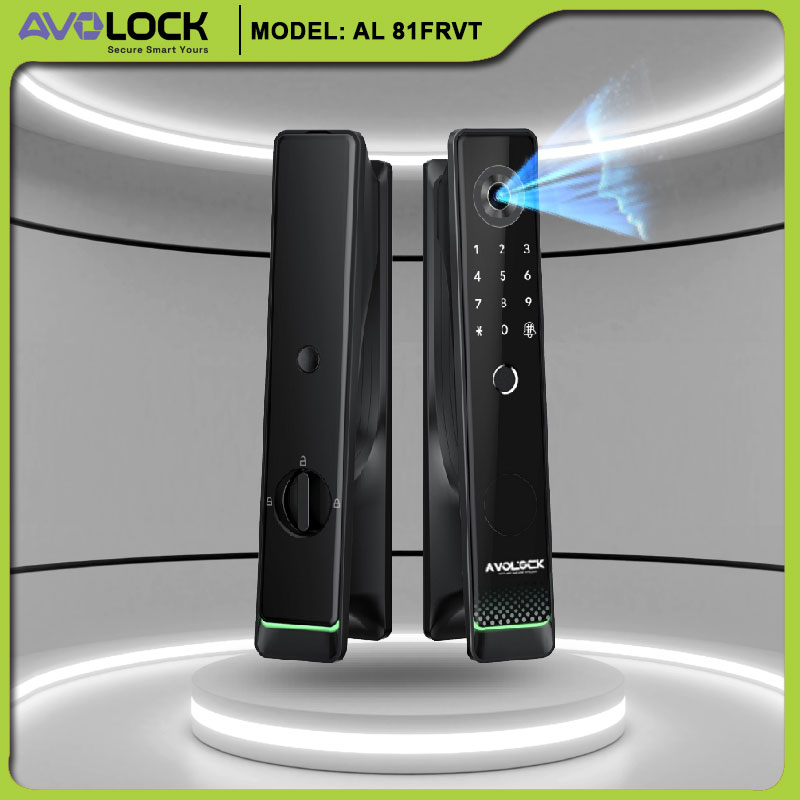Khóa cửa thông minh Avolock AL 81FRVT tích hợp công nghệ vân tay tĩnh mạch và Face ID 3D